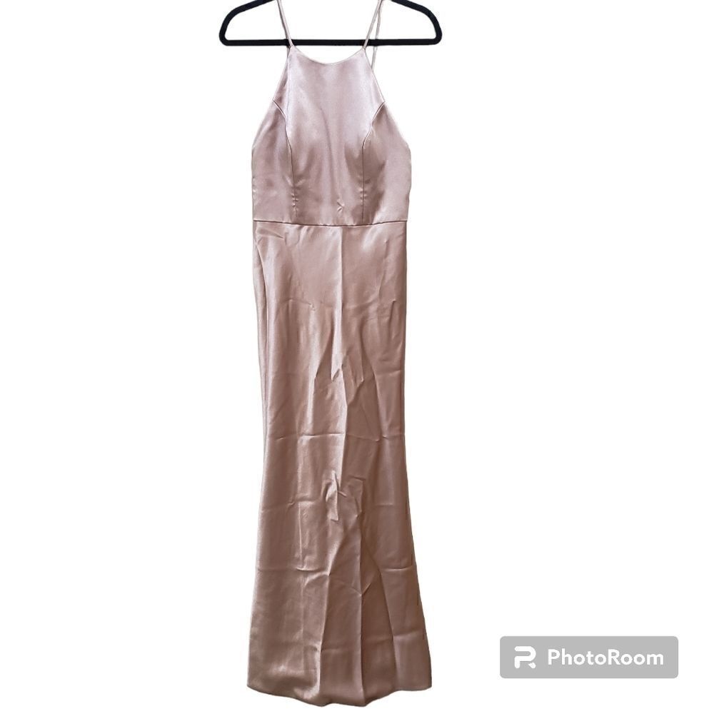 Jenny Yoo Collection Pink Maxi Dress Size 6